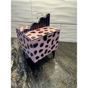 Hollis Fingold Trinket/Jewelry Box Painted Wood 1990’s